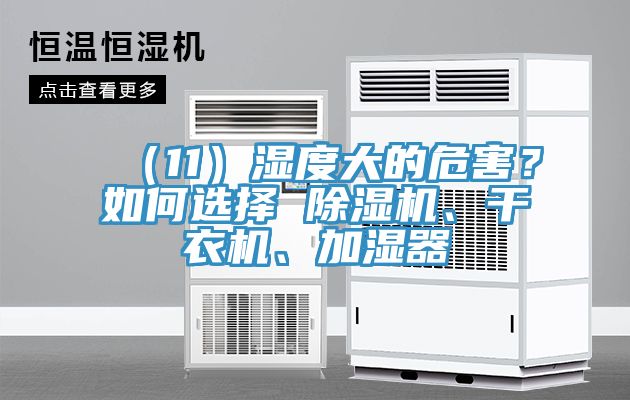 (11)濕度大的危害?如何選擇 除濕機、干衣機、加濕器
